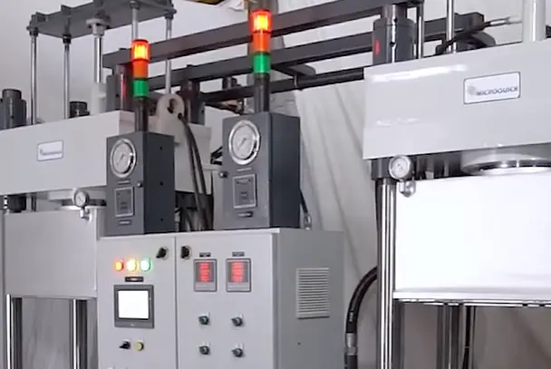 Revolutionizing Production: Vacuum Compression Moulding Machine in Action - Short Demo